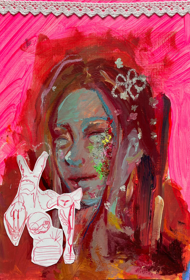 I LOVED AND I STOPPED, mixed media, 2025